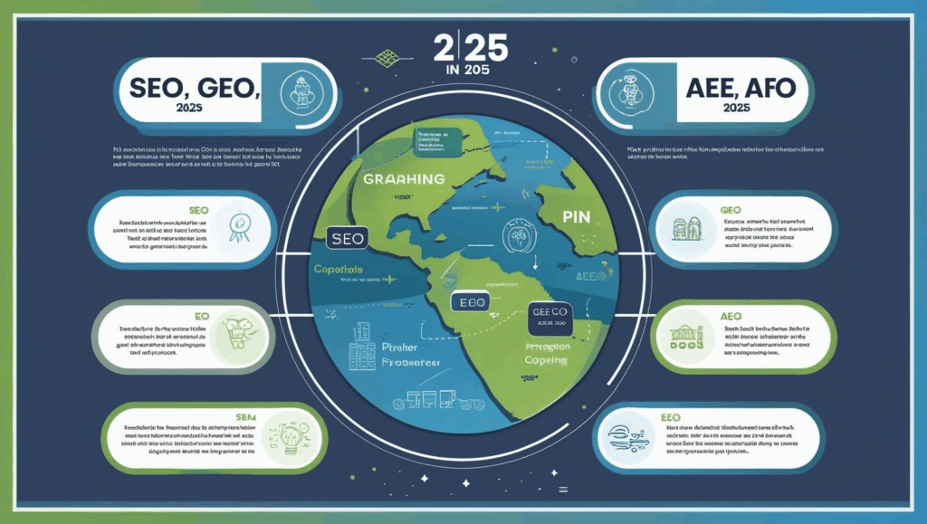 SEO VS GEO VS AEO, What's the Difference & Why It Matters in 2025