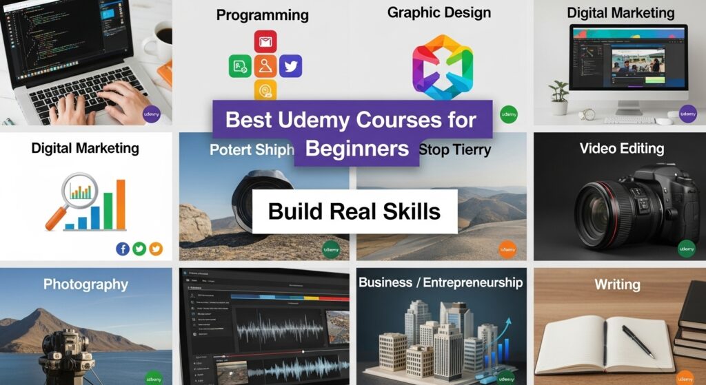 Best Udemy Courses for Beginners That Actually Build Real Skills