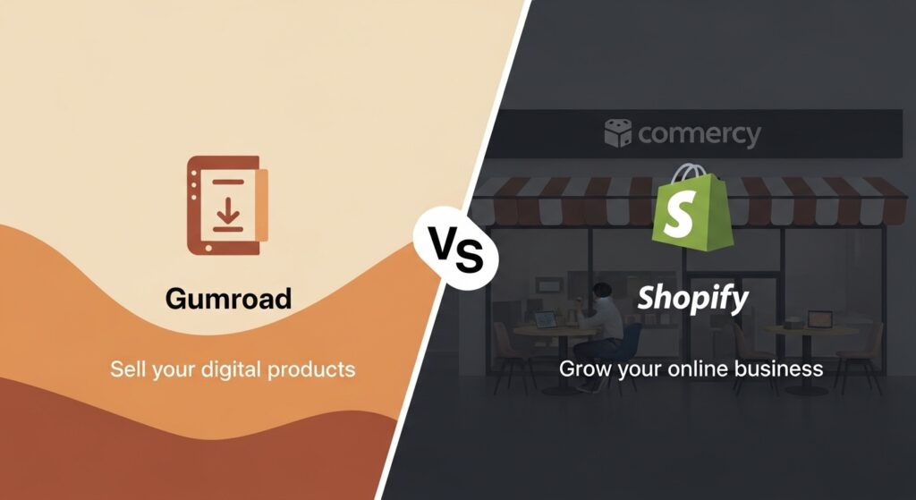 Gumroad vs Shopify Which Is Better for Digital Products