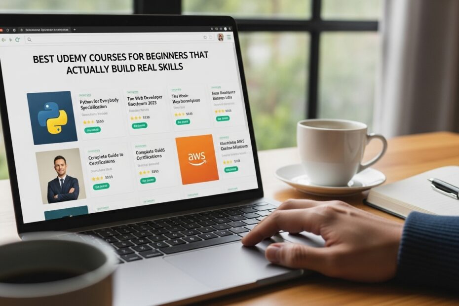 Best Udemy Courses for Beginners That Actually Build Real Skills